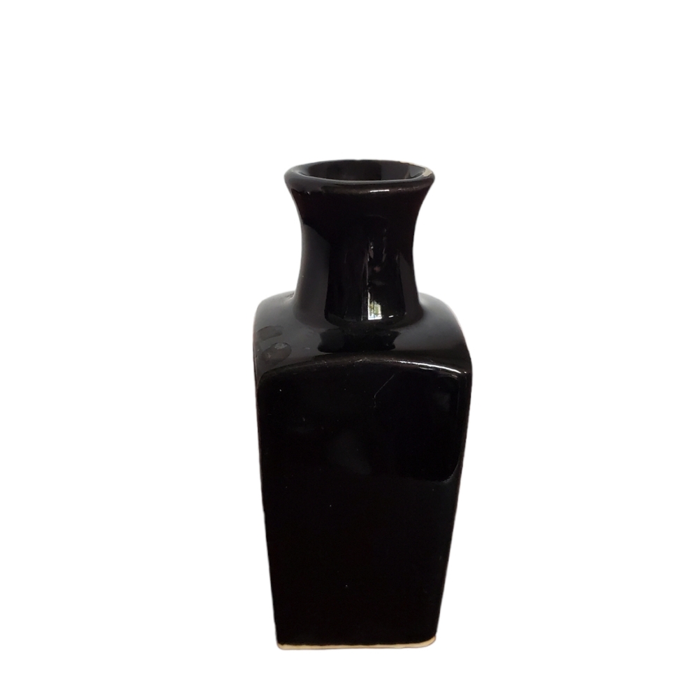 Miniature Porcelain Japanese Vase Hand-Painted with Art Of Chokin Style 3.5" Vtg - Picture 3 of 13